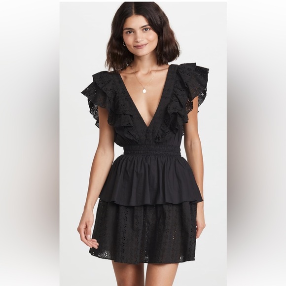 NWT Playa Lucila Ruffle Mini Dress - Picture 3 of 9
